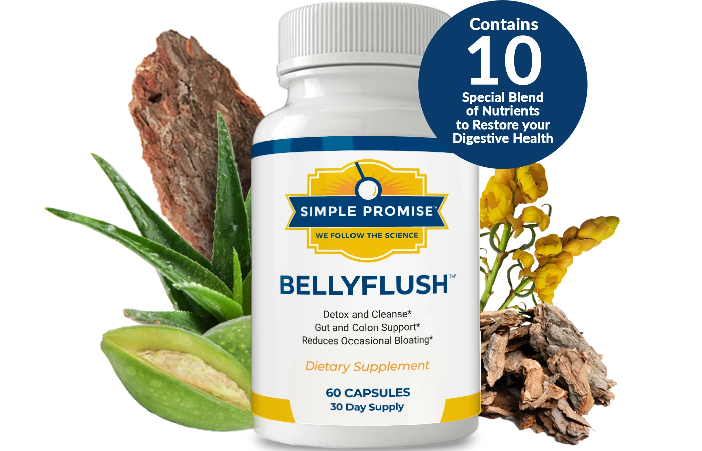 BellyFlush Supplement Bottle